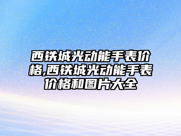 西鐵城光動能手表價格,西鐵城光動能手表價格和圖片大全