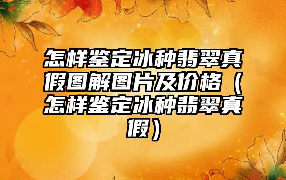 怎樣鑒定冰種翡翠真假圖解圖片及價格（怎樣鑒定冰種翡翠真假）