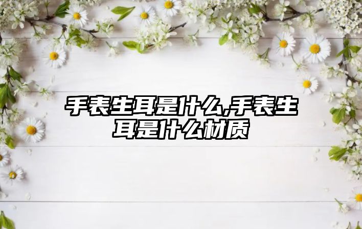 手表生耳是什么,手表生耳是什么材質(zhì)