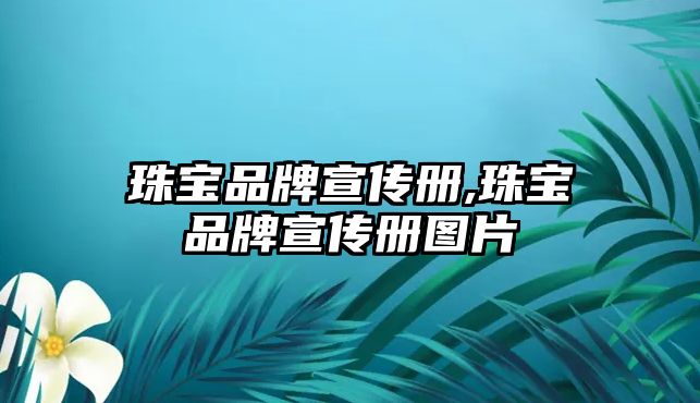 珠寶品牌宣傳冊,珠寶品牌宣傳冊圖片