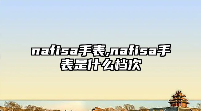 nafisa手表,nafisa手表是什么檔次