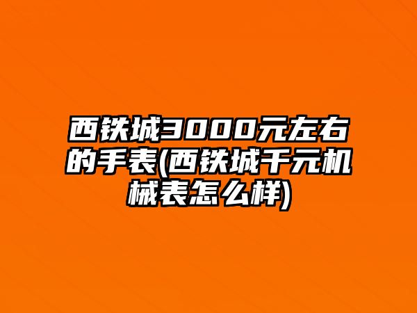 西鐵城3000元左右的手表(西鐵城千元機(jī)械表怎么樣)