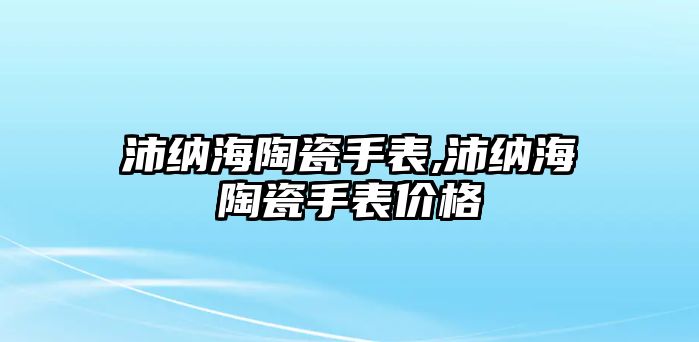 沛納海陶瓷手表,沛納海陶瓷手表價(jià)格