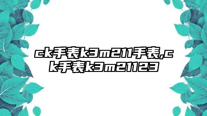 ck手表k3m211手表,ck手表k3m21123