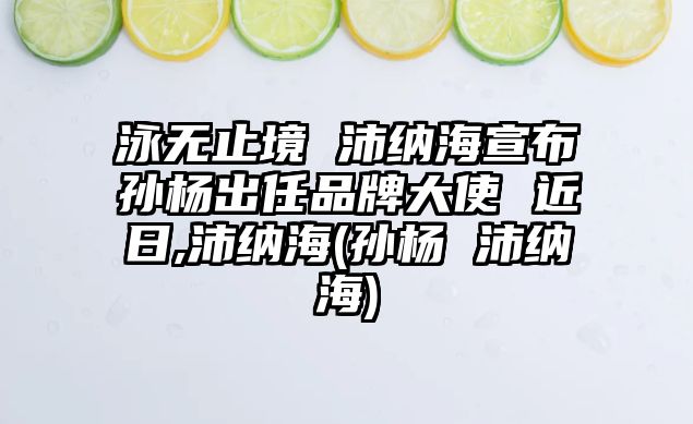 泳無止境 沛納海宣布孫楊出任品牌大使 近日,沛納海(孫楊 沛納海)