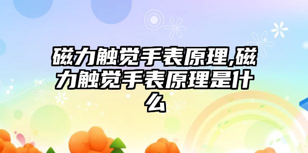 磁力觸覺手表原理,磁力觸覺手表原理是什么