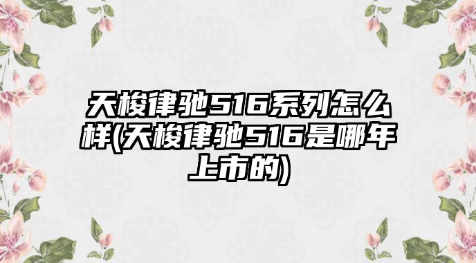 天梭律馳516系列怎么樣(天梭律馳516是哪年上市的)