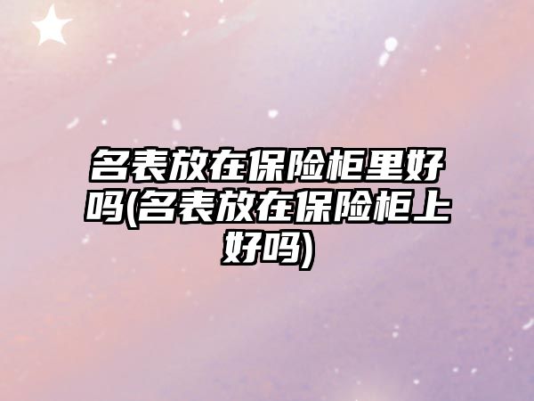 名表放在保險柜里好嗎(名表放在保險柜上好嗎)