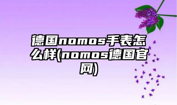 德國nomos手表怎么樣(nomos德國官網)