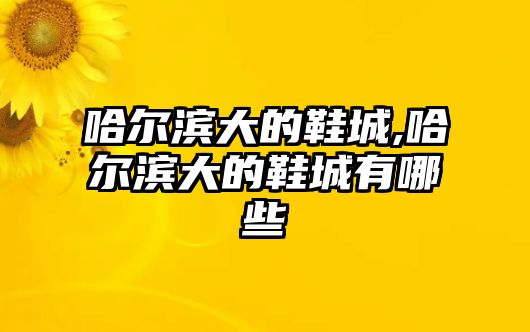 哈爾濱大的鞋城,哈爾濱大的鞋城有哪些