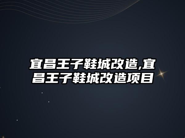 宜昌王子鞋城改造,宜昌王子鞋城改造項目