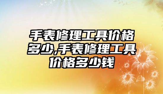 手表修理工具價格多少,手表修理工具價格多少錢